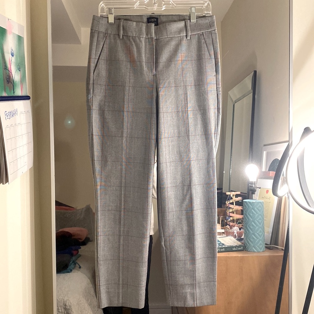 J Crew slim cropped Ruby pants in stretch twill